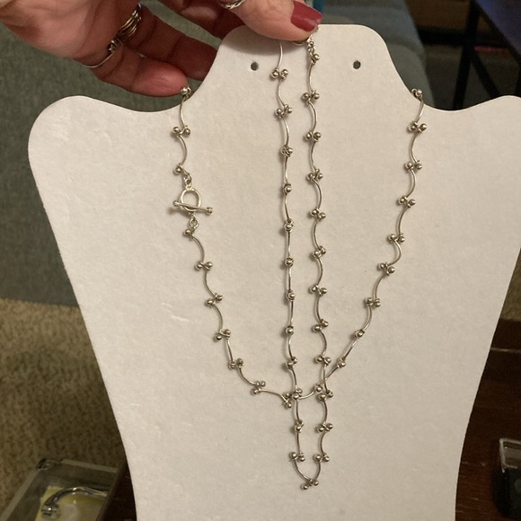 925 stamped chokers 2 share one approximately 14” - Picture 6 of 6